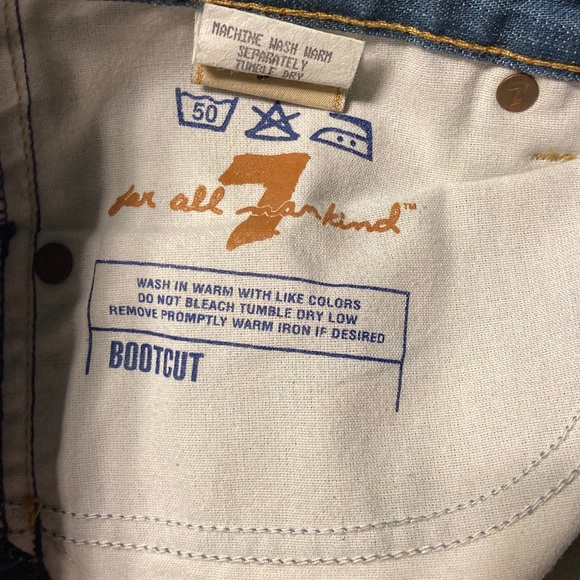 NWOT 7 For All Mankind OG Bootcut medium wash size 29 - Picture 8 of 12